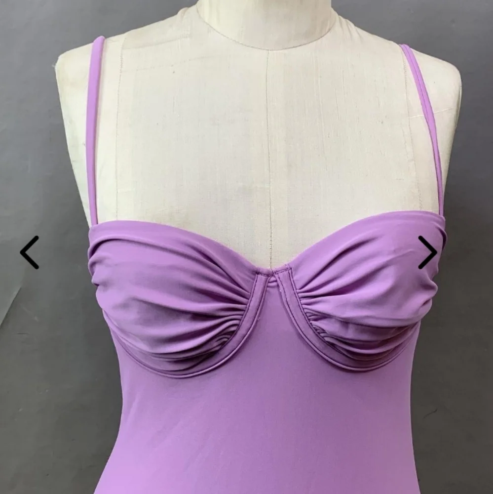 *WORKOUT* NWT Purple Cupshe bathing suit size Small - Picture 3 of 7